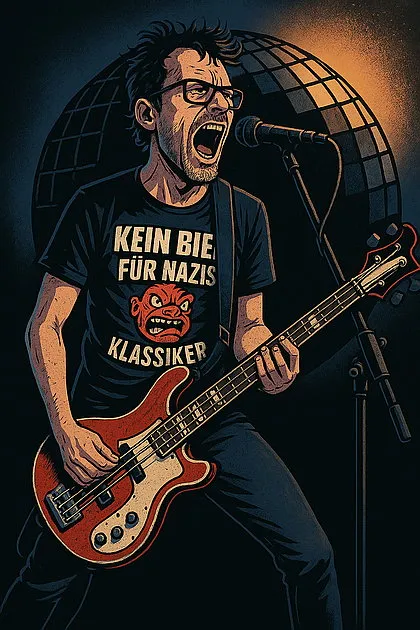 Tobir Trichter – Bass, Kazoo und Gesang
